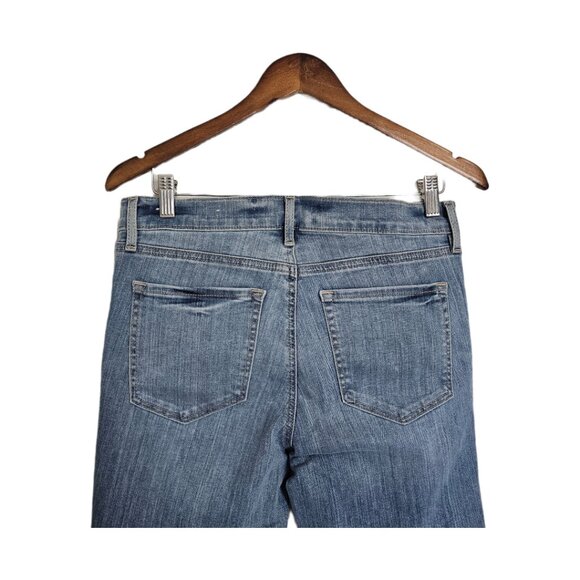 Loft mid rise ankle skinny blue jeans size 28 NWT - Picture 9 of 11